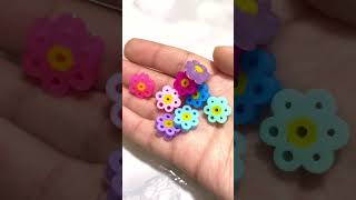 Perler Bead KeyChain shorts perler perlerbeads perlerbeadskeychain perlerbeadsflower [upl. by Laure]