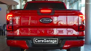 2025 Red Ford Ranger Limited  Compact Pickup Truck in Detail [upl. by Joanie]