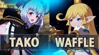 GBVSR🔥Tako Vikala Vs Waffle Charlotta🔥 High Level Gameplay [upl. by Othilie]