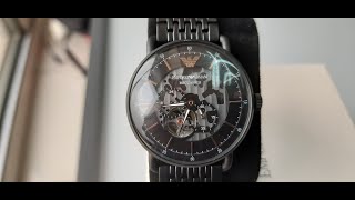 EMPORIO ARMANI MECCANICO  ARMANI Mechanical Watch  Budget Watch  আরমানি ঘড়ি । RUHAN UNLIMITED [upl. by Ahsikit991]