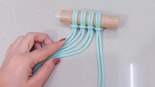 Macrame simple pattern Stepbystep Macrame Tutorial  Macrame [upl. by Yenduhc]