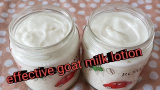 How To Make Goat Milk Lotion For Skin Brightening Lightening moisturizing [upl. by Naquin]