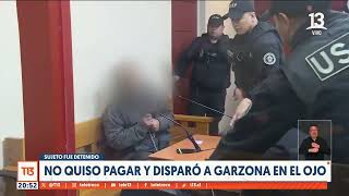 Prisión preventiva para hombre que no quiso pagar y disparó en contra de garzona en Concepción [upl. by Gerome]