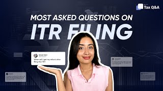 Answering most asked questions on ITR Filing  FY 2324 [upl. by Autry]