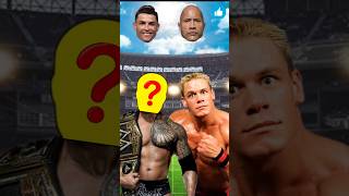 Ronaldo and the rock therock johncena football wwe ronaldo cristianoronald cristianoronaldojr [upl. by Yreme]