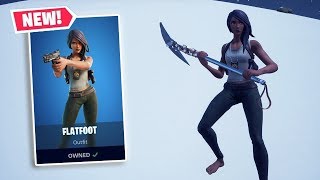 NEW FLATFOOT Skin Gameplay in Fortnite [upl. by Eita40]