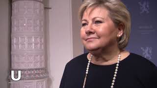 Nobels fredspris 2019 Erna Solberg  Statsminister [upl. by Aslam]