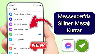 Messenger 2024te Silinen Mesajlar Nasıl Kurtarılır [upl. by Niveek]