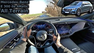 2024 MercedesBenz E 300 de 4MATIC AllTerrain  POV test drive [upl. by Arul]