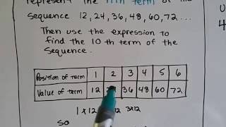 Grade 6 Math 107 Patterns and Sequences [upl. by Naitirb]