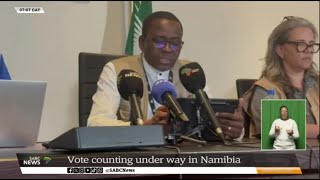 Namibia Elections  Vote counting is under way  Sophie Mokoena shares more [upl. by Nwahsat59]