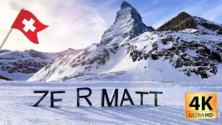 Skiing in Zermatt Paradise 2024  4K UHD [upl. by Coretta]