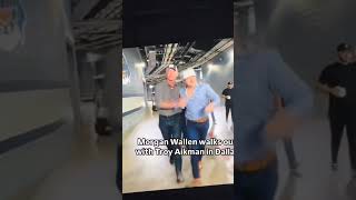 Troy Aikman joins Morgan Wallen in walkout  ATampt stadium [upl. by Macy694]