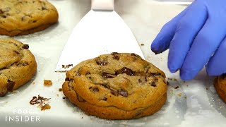 Bang Cookies Bakes 5000 Gooey Chocolate Chip Cookies A Week [upl. by Sherwin]