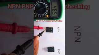 2SA1943 PNP n TTC5200 NPN checking how to check Transistor transistorshortvideo electronic mosfet [upl. by Adnerol]