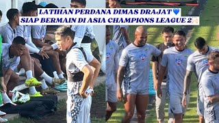 BEGINI DIMAS DRAJAD SAAT SESI LATIHAN PERDANA DI PERSIB💙🙌🏻 [upl. by Labors]