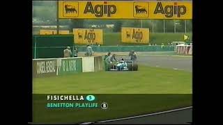 MagnyCours 1998 QLF Fisichella jää radan varteen [upl. by Elamef]