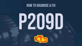 How to Diagnose and Fix P209D Engine Code  OBD II Trouble Code Explain [upl. by Kizzee391]