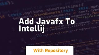 add javafx to intellij [upl. by Ocsecnarf]