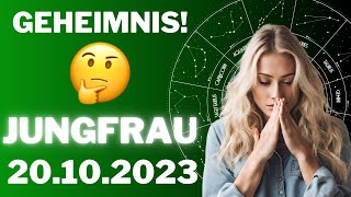 JUNGFRAU ♍️🤫 ERZÄHLE KEINEM DAVON 😳 Horoskop  20Oktober 2023 jungfrau tarot [upl. by Aciraa]