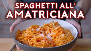 Binging with Babish Pasta AllAmatriciana from Eat Pray Love [upl. by Edin]