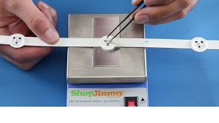 How to Replace Single LEDs for an LED TV  ShopJimmy LED Strip Rework Station Tutorial [upl. by Milla]