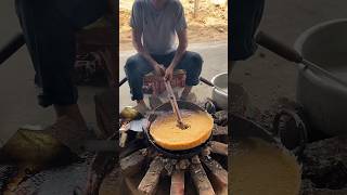 ⚡⚡ Ghevar Sweet Making Process⚡⚡ shorts telugufoodie esangathulu streetfood foodie omelette [upl. by Glynis]