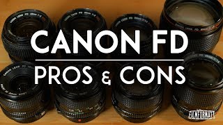 Pros and Cons of Canon FD Lenses [upl. by Ettennad]