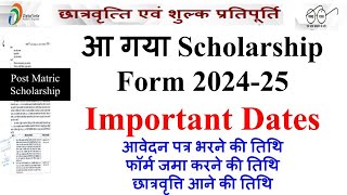 up scholarship form 202425 dates scholarship news today scholarship form dates 2024 scholarship [upl. by Vachell134]