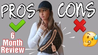 Louis Vuitton High Rise Bumbag 6 Month Review ProsCons [upl. by Salomo]