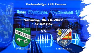 Verbandsliga Frauen KV Mutterstadt  1 SKC Monsheim [upl. by Normak]