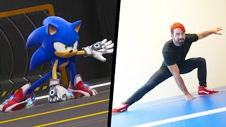 Stunts From Sonic Prime IN REAL LIFE part 2 [upl. by Wallas225]