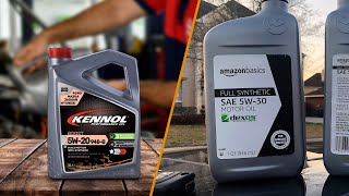 5w20 Vs 5w30 Engine Oil  What is the Difference  Which Oil Is Thicker [upl. by Gilmour]