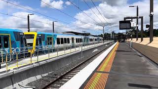 Citybound X’trapolis train at the new Croydon Station on the Lilydale Line [upl. by Garbers]