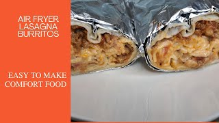 Air Fryer Lasagna Burritos airfryer lasagna burrito [upl. by Sihonn]