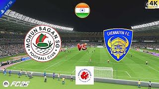 Mohun Bagan SG vs Chennaiyin FC  ISL India  Super League  Full Match  FC 25 Hindi Gameplay [upl. by Pollack]