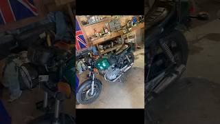 Progress so far on a Barn Find Suzuki 1980 GS400x motorcycle suzuki caferacer gs400 mechanic [upl. by Cohligan]