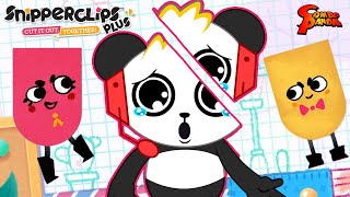 SNIP SNIP CUT IT OUT Let’s Play Snipperclips with Combo Panda [upl. by Hurwitz196]