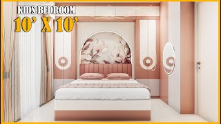 Compact 10x10 Small bedroom Interior Design ideas [upl. by Heddy]