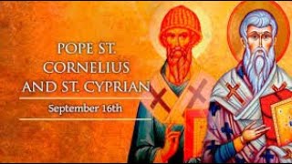 Memorial of SS CorneliusPamp Cyprian BpM  Monday 16th Sept2024  Canon Bob Hamill [upl. by Eirual]