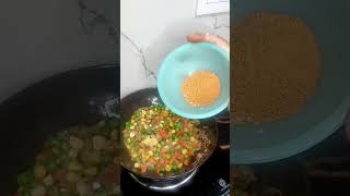 Turn Leftover Rice into Tasty Fried Rice in 5 mins Quick and easy recipe hack foodie [upl. by Huberty760]