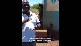 Landendirecteur Edwin uit Kenia drinkt mee met Actie Waterkracht [upl. by Omoj]