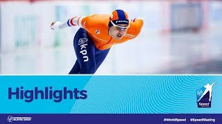 Highlights Men Single Distances Speed Skating Championships Day 3  Inzell 2019  WorldSpeed [upl. by Sykes]