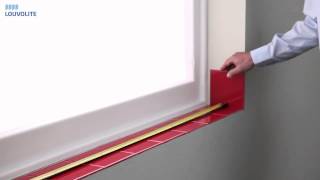 How to Measure amp Fit Pleated Blinds  Inside The Recess  by Louvolite [upl. by Nyltac]