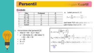 ukuran letak data dan penyebaran data persentil stdev varians statistika [upl. by Ttenaej]