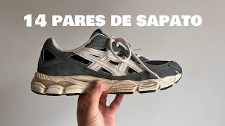 minha coleção de sapatos e tênis simples e completa 2024 [upl. by Warden118]