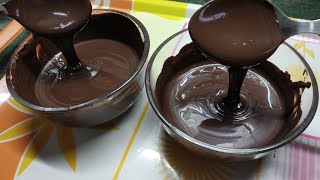 How To Melt Compound Chocolate Perfectly  चाॅक्लेट कम्पाऊन्ड पिघलाएँ माइक्रोवेव और डबल बाॅयलर से [upl. by Anirrehs]