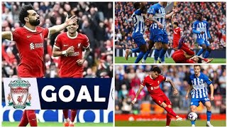 Mohamed Salah Goal vs Brighton محمد يضيع الهدف Liverpool vs Brighton Highlights 2024 [upl. by Knighton]