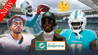 Miami Dolphins GOOD News Dolphins wide receivers salary cap situation prior to camp [upl. by Case]