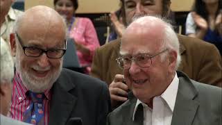 CERN pays tribute to Peter Higgs [upl. by Suilenroc]